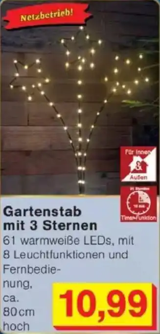 Jawoll Gartenstab mit 3 Sternen Angebot