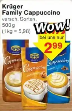 Jawoll Krüger Family Cappuccino Angebot