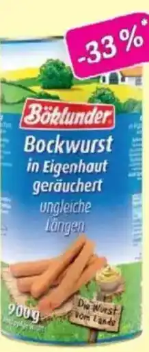 Jawoll Böklunder Landbockwurst Angebot