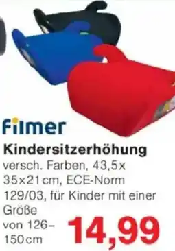 Jawoll Filmer Kindersitzerhöhung Angebot