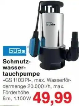 Jawoll Schmutzwassertauchpumpe Angebot