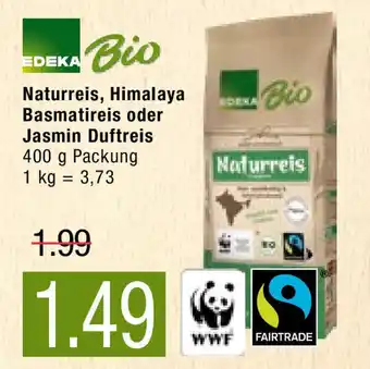 Marktkauf Edeka Bio Naturreis, Himalaya Basmatireis oder Jasmin Duftreis Angebot