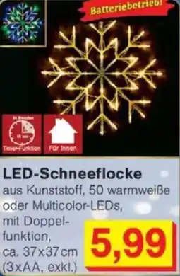 Jawoll LED-Schneeflocke Angebot