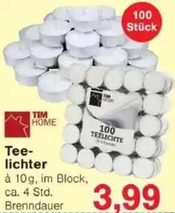 Jawoll TIM HOME Teelichter Angebot