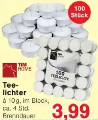 Jawoll TIM HOME Teelichter Angebot