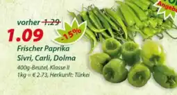 Hepsi-Markt Frischer Paprika Sivri, Carli, Dolma Angebot