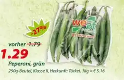 Hepsi-Markt Peperoni, grün Angebot