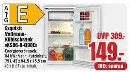 B1 Discount Baumarkt Exquisit Vollraum- Kühlschrank >>KS86-0-090E<< Angebot
