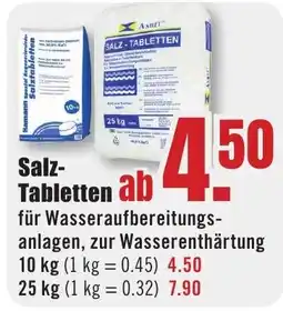 B1 Discount Baumarkt Salz- Tabletten Angebot