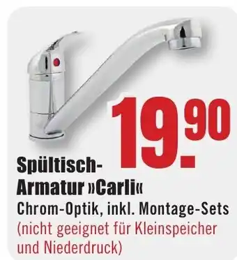 B1 Discount Baumarkt Spültisch- Armatur »Carli«< Angebot