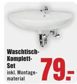 B1 Discount Baumarkt Waschtisch- Komplett- Set Angebot