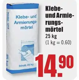 B1 Discount Baumarkt Klebe- und Armierungs mörtel Angebot