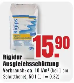 B1 Discount Baumarkt Rigips Rigidur Ausgleichsschüttung Angebot