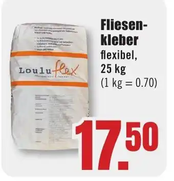 B1 Discount Baumarkt Loulu-flex Fliesen- kleber Angebot
