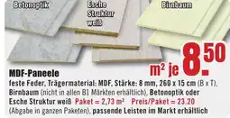 B1 Discount Baumarkt MDF-Paneele Angebot