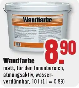 B1 Discount Baumarkt Wandfarbe Angebot