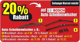 B1 Discount Baumarkt Auto-Scheibenwischer Angebot