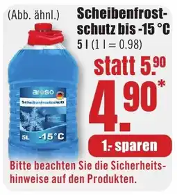 B1 Discount Baumarkt aroso Scheibenfrostschutz -15C Angebot