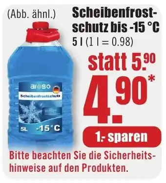 B1 Discount Baumarkt aroso Scheibenfrostschutz -15C Angebot