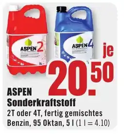 B1 Discount Baumarkt ASPEN Sonderkraftstoff Angebot