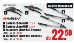 B1 Discount Baumarkt GARDENA 1 Gartenschere A/M Angebot