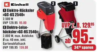 B1 Discount Baumarkt Einhell Elektro-Häcksler "GC-KS 2540" Angebot