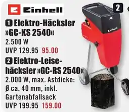 B1 Discount Baumarkt Einhell Elektro-Leisehäcksler "GC-RS 2540" Angebot