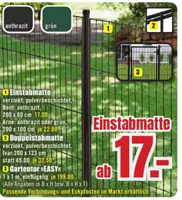 B1 Discount Baumarkt Einstabmatte Angebot
