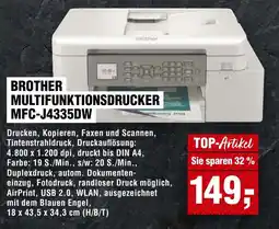 Handelshof BROTHER MULTIFUNKTIONSDRUCKER MFC-J4335DW Angebot