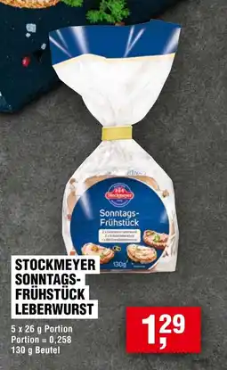 Handelshof STOCKMEYER SONNTAGS- FRÜHSTÜCK LEBERWURST Angebot