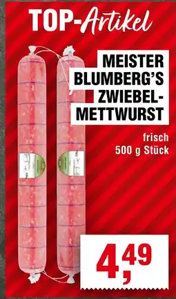 Handelshof MEISTER BLUMBERG'S ZWIEBEL- METTWURST Angebot