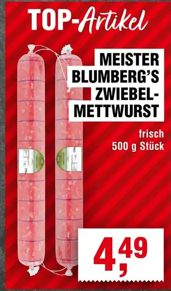 Handelshof MEISTER BLUMBERG'S ZWIEBEL- METTWURST Angebot