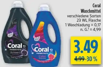 diska Coral Waschmittel Angebot