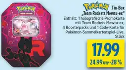 diska Pokémon Tin Box ,,Team Rockets Mewtu-ex" Angebot
