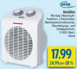diska elta Heizlüfter Angebot