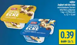 diska müller Joghurt mit der Ecke Angebot