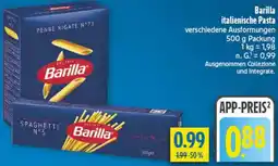 diska Barilla italienische Pasta Angebot