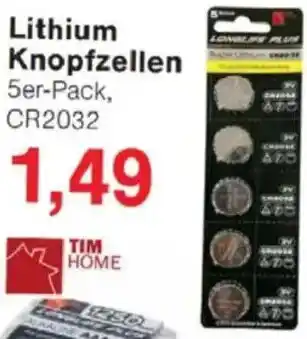 Jawoll TIM HOME Lithium Knopfzellen Angebot