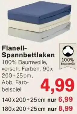 Jawoll Flanell Spannbettlaken Angebot