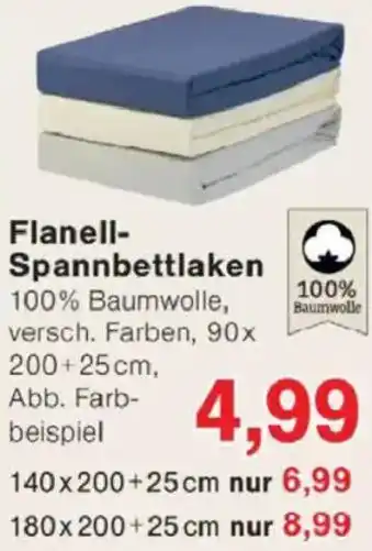 Jawoll Flanell Spannbettlaken Angebot