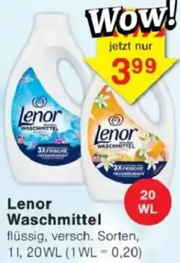 Jawoll Lenor Waschmittel Angebot