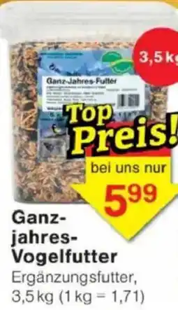 Jawoll Ganzjahres Vogelfutter Angebot