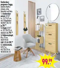 Möbel Boss Garderobenprogramm Peggy Angebot