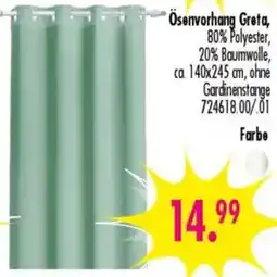 Möbel Boss Ösenvorhang Greta Angebot