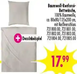 Möbel Boss Baumwoll-Renforce Bettwäsche Angebot