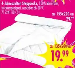 Möbel Boss 4-Jahreszeiten Steppdecke Angebot
