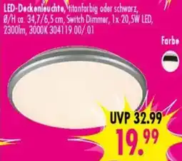Möbel Boss LED Deckenleuchte Angebot
