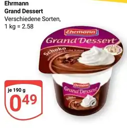 Globus Ehrmann Grand Dessert Angebot