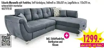 Möbel Boss Ecksofa Maranello mit Funktion Angebot