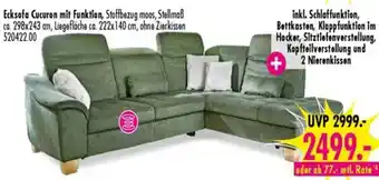 Möbel Boss Ecksofa Cucuron mit Funktion Angebot